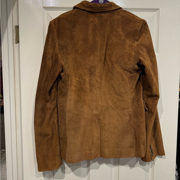 Banana Republic Vintage Tan Suede Leather Jacket - Picture 4 of 5